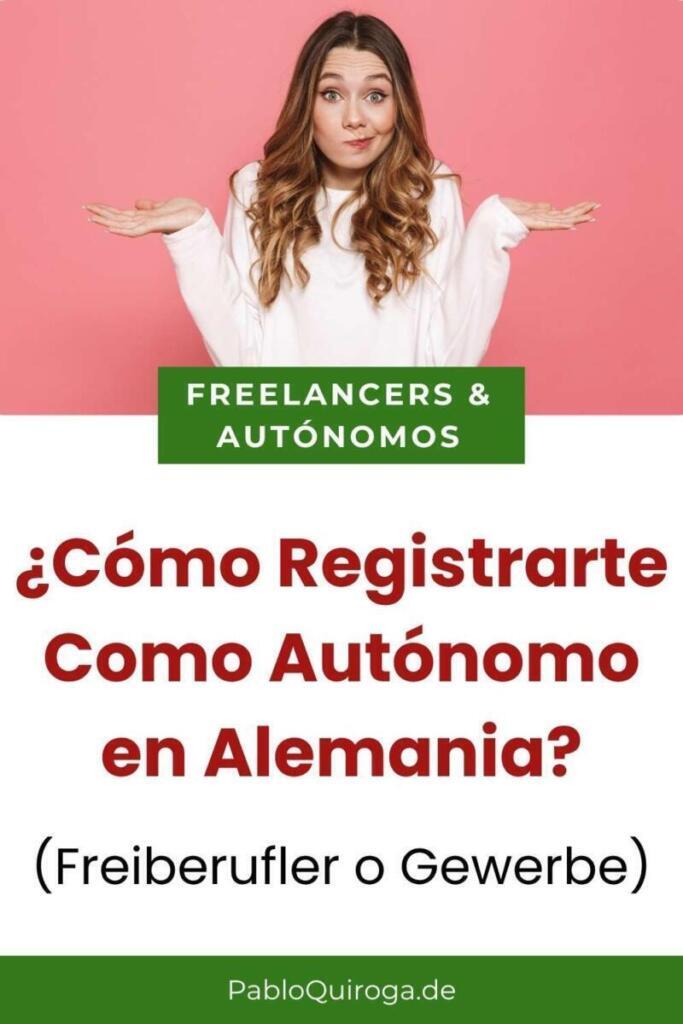 registrarse como autónomo en Alemania